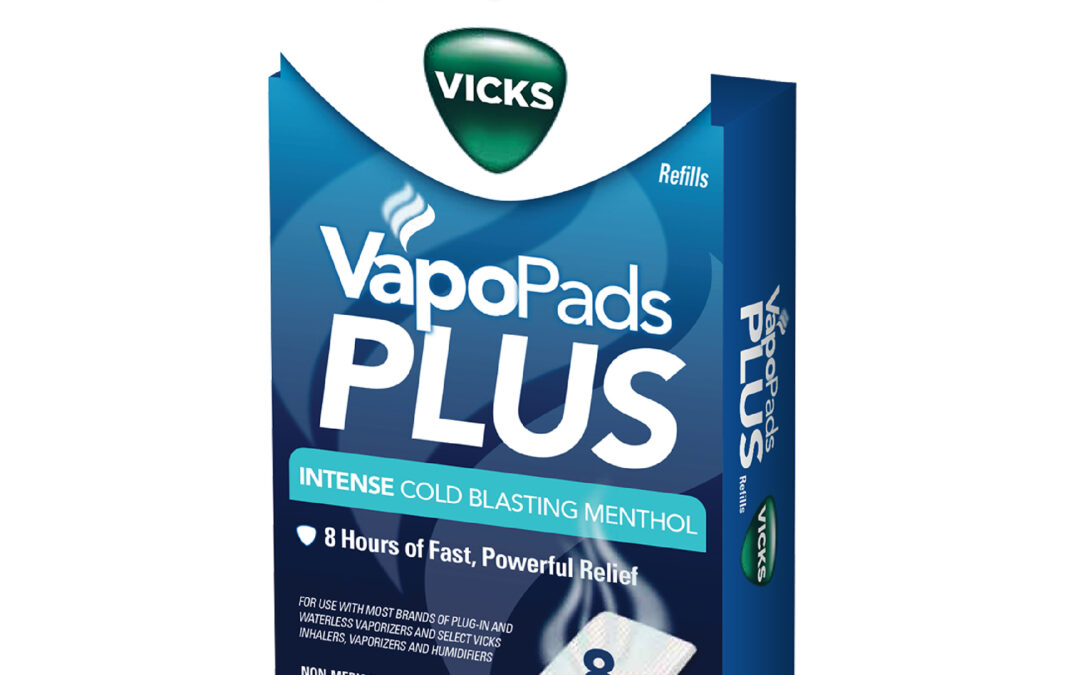 VapoPads Plus Intense Cold Blasting Menthol, 8 Pack