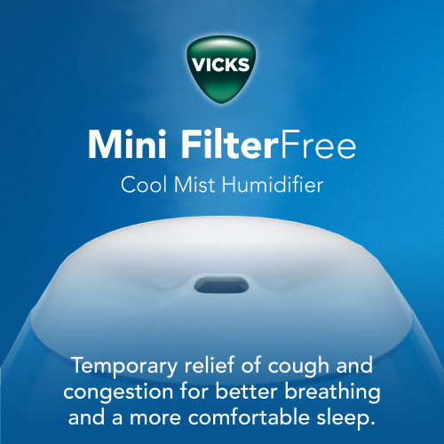 Vicks humidificateur d'air Mini CoolMist - Purifier, assainir