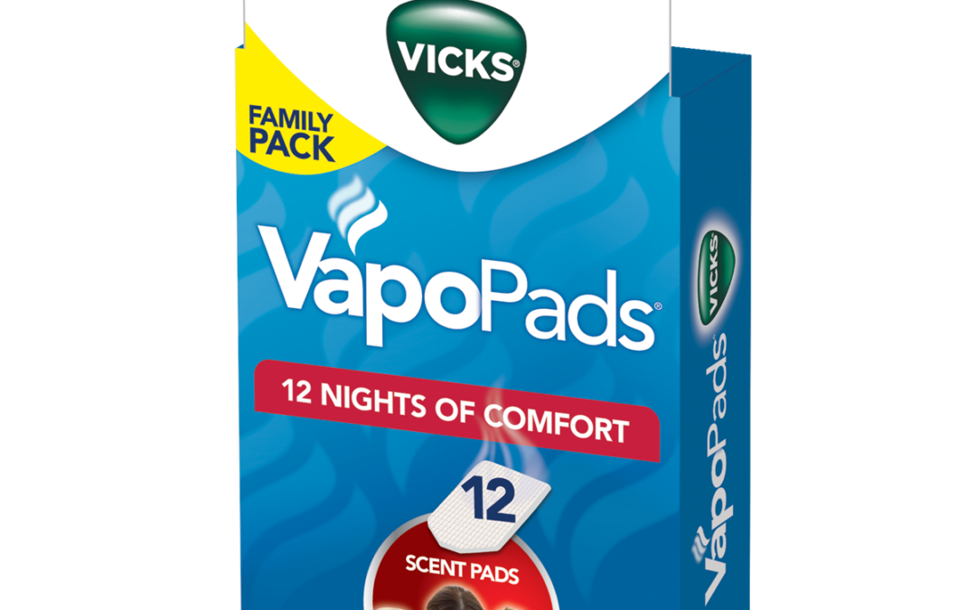 Soothing Menthol Vapors VapoPads, 12 Pack