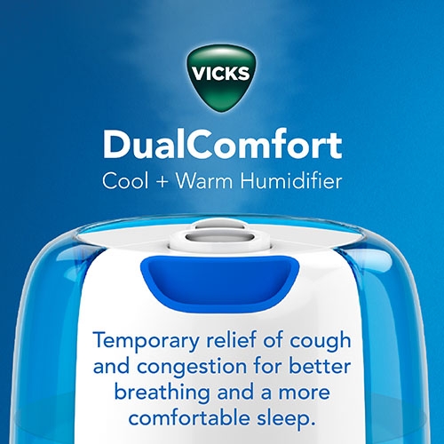 Dual Comfort Cool + Warm Mist Humidifier with Humidistat